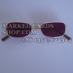 Infrared marked cards sunglasses