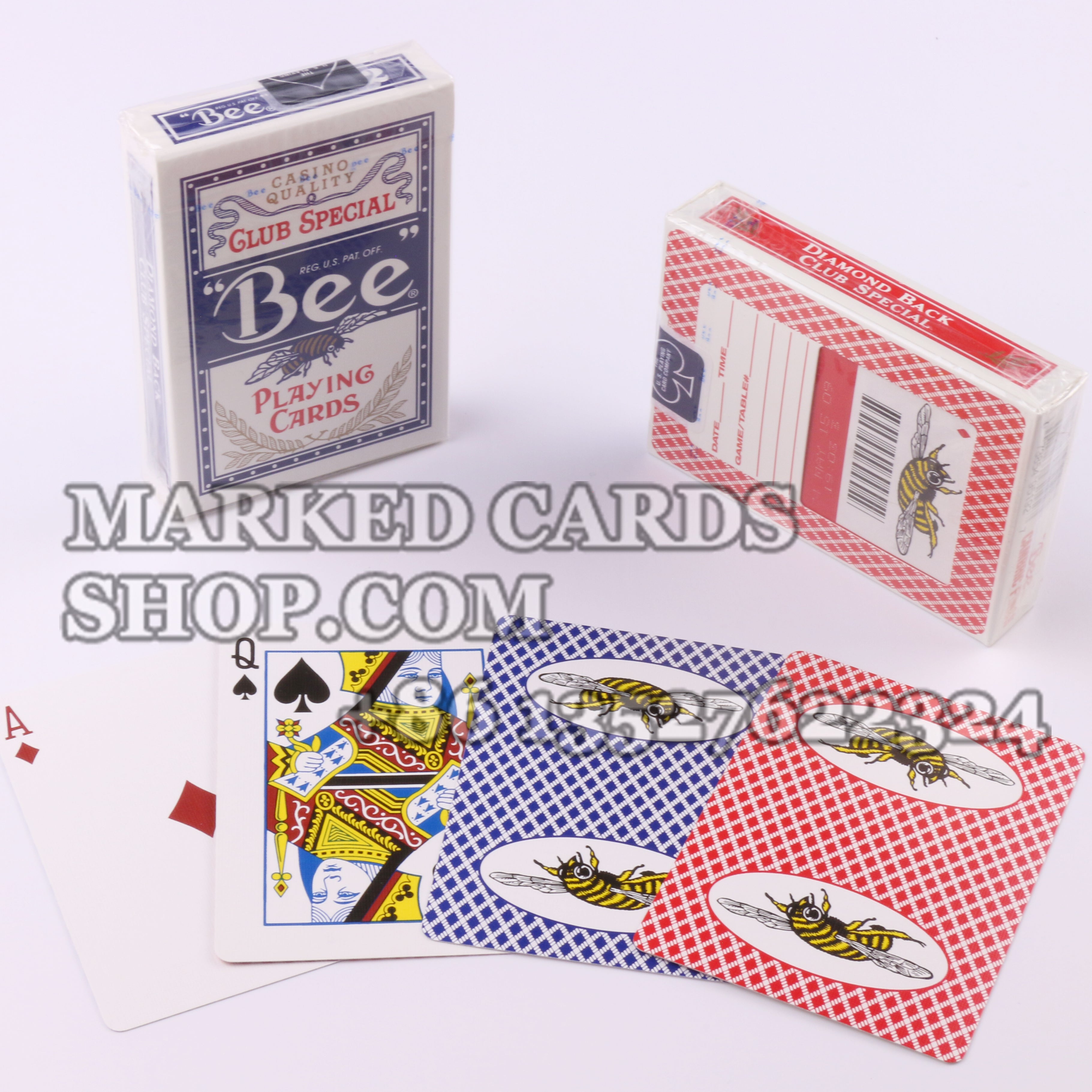 bumble Bee regular index poker cards