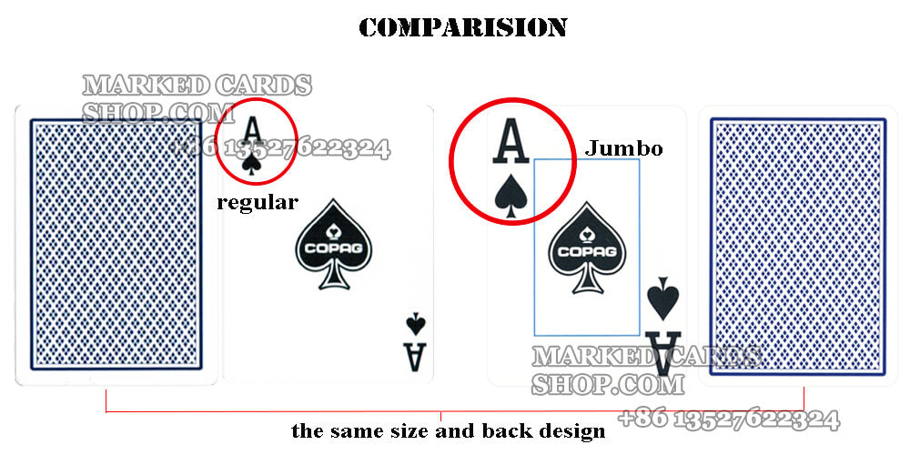 copag jumbo and regular face comparison