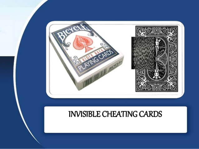 invisible barcode cheating playing cards